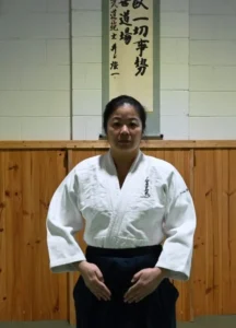 Portrait of Lena, children's Aikido instructor at Aikido Shudokan